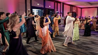 Grooms Family Performs AMAZING DANCE at the Sangeet  LUXURY Indian Wedding 4K [upl. by Jacobson]