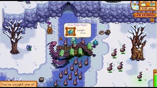 I Caught a Legendary Fish Deep Ridge Angler Despite Hundreds of Monsters in Stardew Valley [upl. by Bertie396]