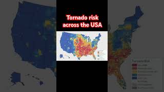 Tornado risk across the USA [upl. by Kunz214]