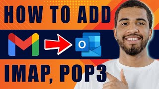 MS Outlook Configuration for Gmail Account  How to Add Gmail to Outlook Imap POP3 2024 [upl. by Laks]