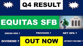 Equitas Q4 Results 2023  equitas results  equitas small finance bank  equitas share news [upl. by Haelam]