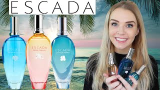 3 NEW ESCADA PERFUMES  NECTAR DE COSTA RICA BRISA COBANA CHIFFON SORBET  Soki London [upl. by Yreneh]