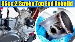 85cc 2stroke Dirt Bike Top End Rebuild  2023 GasGas MC 85  KTM 85 SX  Husqvarna TC 85 [upl. by Hcirdeirf]