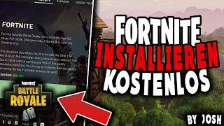 Fortnite installieren PC deutschFortnite herunterladenFortnite installieren Tutorial [upl. by Lotty]