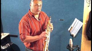 JP043 soprano saxophone demonstration by Pete Long  John Packer Ltd [upl. by Lian]