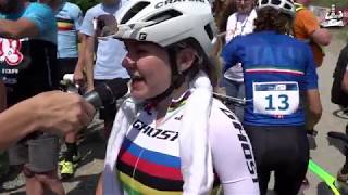 2018 UEC MTB European Championships GrazStattegg U23 Women XCO 2972018 [upl. by Ainotal]