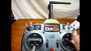 Dx6i transmitter addition throttle hold for Acro mode [upl. by Aihcats]