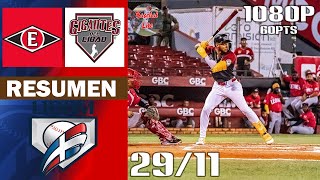 Resumen  Leones del Escogido vs Gigantes del Cibao  Serie Regular Lidom 20242025 29112024 [upl. by Uos321]