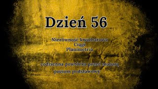 56 dzień  Codzienna powtórka przed maturą  podstawa [upl. by Netsirc]