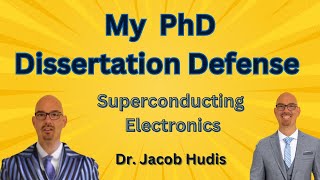 Physics PhD defense Superconducting Electronics [upl. by Acirretahs]