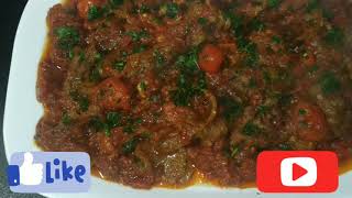 Cena in 10 minuti quotcarne alla pizzaiolaquot 🥩 العشاء في 10 دقائق quotكارن ألا بيزايولاquot [upl. by Hogue609]