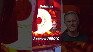 Bobinas de acero a 1650°C esperan enfriarse shorts [upl. by Assetan12]