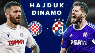 Hajduk vs Dinamo  1 HNL [upl. by Newlin138]