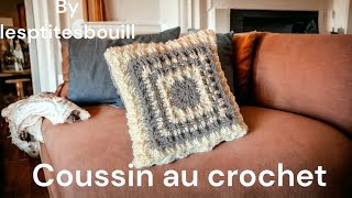 comment faire une housse de coussin rapide et facile au crochet [upl. by Acinnej536]