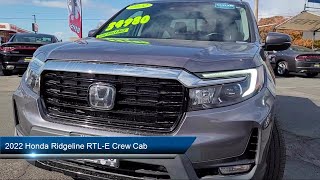 2022 Honda Ridgeline RTLE Crew Cab Hanford Visalia Porterville Lemoore Tulare [upl. by Htide468]