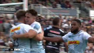 Premiership Highlights Quins overturn 317 halftime deficit before Exeter win it at the death [upl. by Aceissej911]