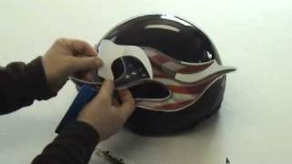 Helmet Graphic and Decal Installation Instructions [upl. by Eisele]