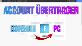 FORTNITE Konsolen Account auf PC übertragen Konto verbinden  SABO [upl. by Adnicul]