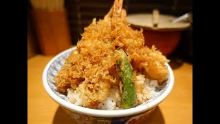 金子半之助（小川町）の竹の天丼 [upl. by Ydissak]