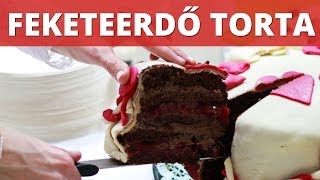 Marcipános feketeerdő torta videó recept [upl. by Diannne]