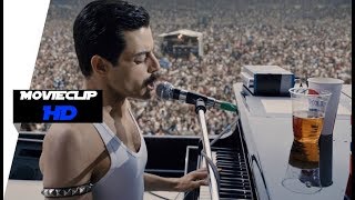 Bohemian Rhapsody 2018  quotWe will Rock Youquot and quotAyOhquot Movie Clip HD 1080p [upl. by Zenas]