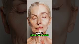 Top 10 high collagen foods100 facts collagen supplement for skin supplements motivation food [upl. by Drugi]