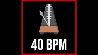 40 BPM  Metronome Classic [upl. by Eden]