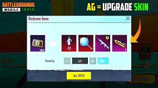 AG CURRENCY CONVERT IN TO MATERIAL  NEW REDEEM SHOP  TYSON NOOB GAMER [upl. by Tatiana]