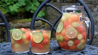 Melon ball sangria with moscato [upl. by Ailam]