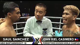 HD KNOCKOUT JOHN RIEL CASIMERO VS SAUL SANCHEZ FULL FIGHT HIGHLIGHTS [upl. by Auqeenwahs]