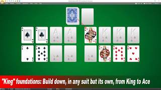 How to play the NEW quotLong Beachquot solitaire with SolSuite 205 [upl. by Layod]