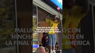 Maluma se peleó con hinchas argentinos en la final de la CopaAmérica [upl. by Godding]