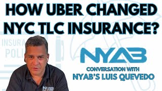 ☂️🚕🎙️ How Uber Changed the NYC TLC Insurance Industry Conversation with NYABs Luis Quevedo [upl. by Annavaj]