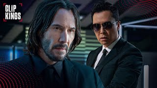 Caine and John Showdown  John Wick Chapter 4 [upl. by Anoniw]