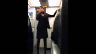 Spirit Airlines Hilarious Flight Attendent [upl. by Ransom]