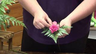 Flower Arrangements  Make a Flower Corsage [upl. by Ebsen]