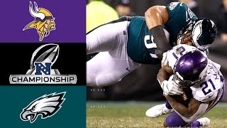 Vikings vs Eagles  NFL NFC Championship Game Highlights [upl. by Frechette]