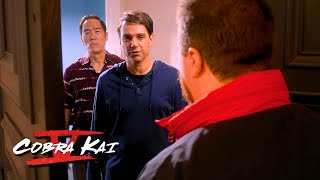 Cobra Kai Season 5 Daniel and Chozen Confront Stingray Scene [upl. by Aihsenyt]