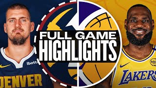 NUGGETS at LAKERS  FULL GAME HIGHLIGHTS  November 23 2024 [upl. by Carrillo212]