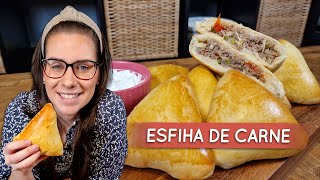 Esfiha de carne fechada massa leve e fofinha [upl. by Aidahs733]