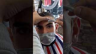 DEPILACION DE CEJAS PASO A PASO CON NAVAJA CURVA CASERA APRENDE BARBERIA 👇👇 [upl. by Alimrahs]