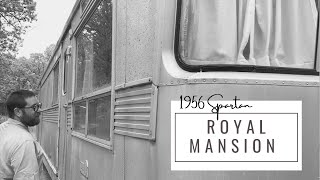 1956 Spartan Royal Mansion  Our Neighbors Cool New Tiny House [upl. by Axe]