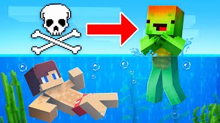 Minecraft BUT AIR KILLS Mikey and JJ  Maizen Challenge [upl. by Cyrano]