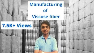 Viscose Rayon Manufacturing process  Viscose Fiber  Flow chart [upl. by Eninnaj395]