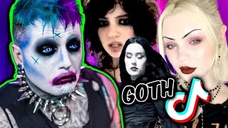 COOL GOTH REACTS TO GOTH TIKTOK [upl. by Ardyaf]