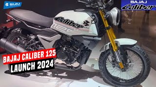 Bajaj Caliber 125 Bike Launch In India 2024New Bajaj 125 Bike  PriceSpecsFeaturesMileage [upl. by Aryk]