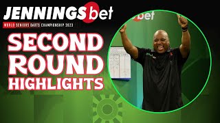 2023 JenningsBet World Seniors Darts Championship  Round Two Highlights [upl. by Selij]