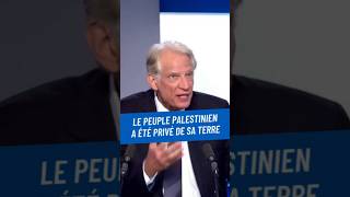 Villepin  « Le peuple palestinien a été privé de sa terre » [upl. by Augusto783]