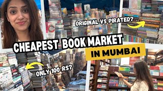 Book Shopping at the CHEAPEST Book Market in Mumbai 😱😍 Flora Fountain Street Market Vlog [upl. by Stratton]