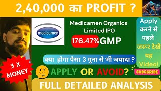 Medicamen ORGANIC IPO GMP IMedicamen Organics Limited IPO IMedicamen Organics IPO Review latestipo [upl. by Claudell]